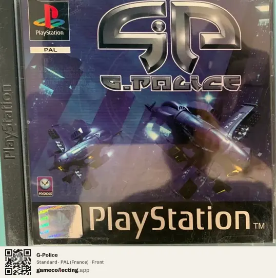 G-Police PlayStation, France box front