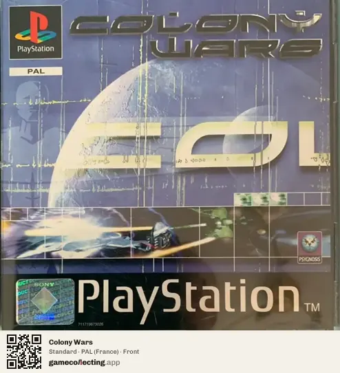 Colony Wars PlayStation, France box front