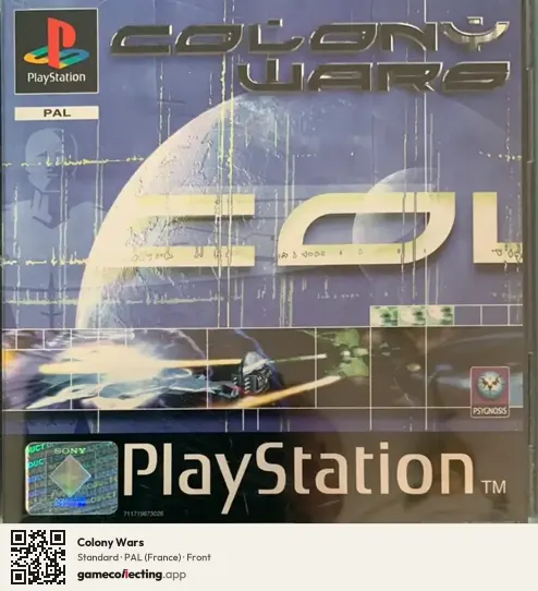 Colony Wars PlayStation, France box front