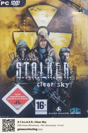 S.T.A.L.K.E.R.: Clear Sky Computer, Germany box front