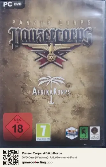 Panzer Corps: Afrika Korps Computer, Germany box front
