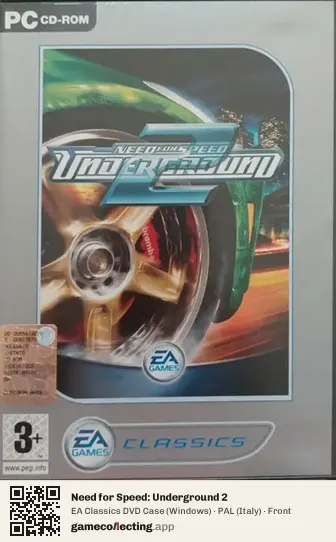 Need for Speed: Underground 2 Computer, Italy box front