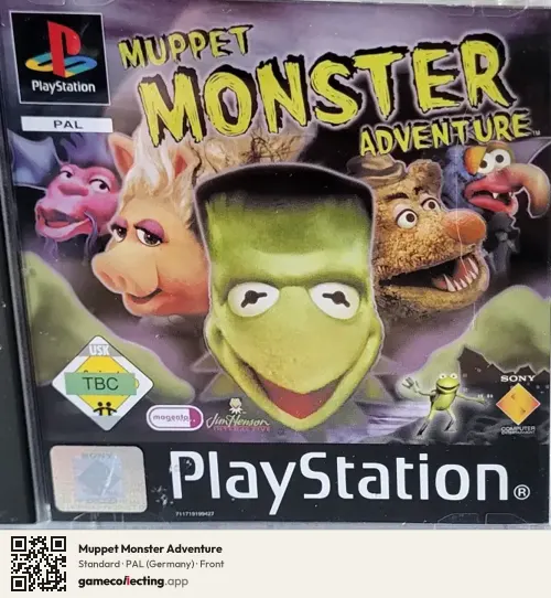 Muppet Monster Adventure PlayStation, Germany box front
