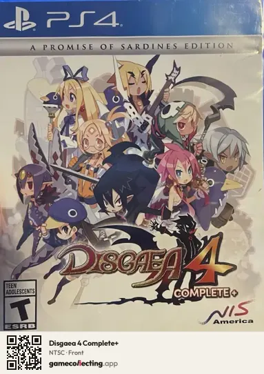 Disgaea 4 Complete+ PlayStation 4, NTSC box front