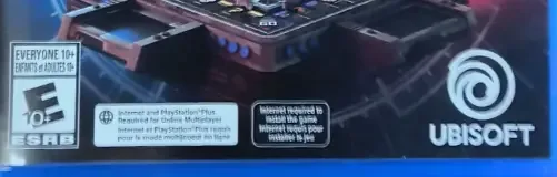 Monopoly: Star Wars Heroes vs. Villains, the ESRB box on its front