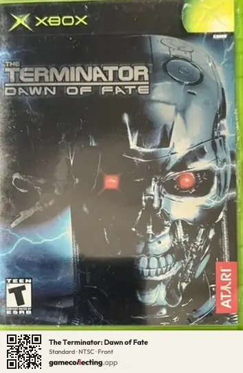 The Terminator: Dawn of Fate Xbox, NTSC box front