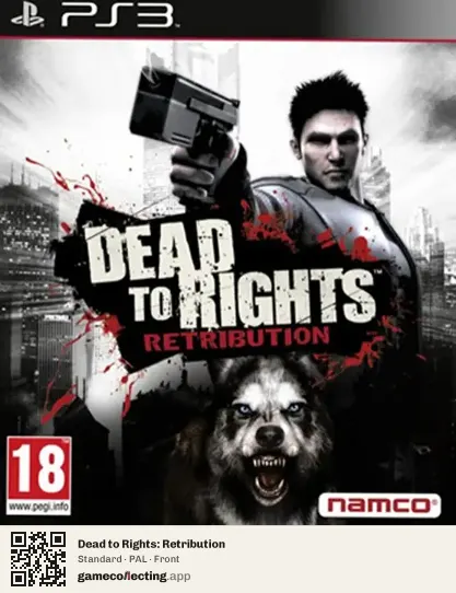 Dead to Rights: Retribution PlayStation 3, PAL box front