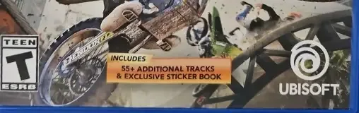 Trials Rising, the ESRB box on its front