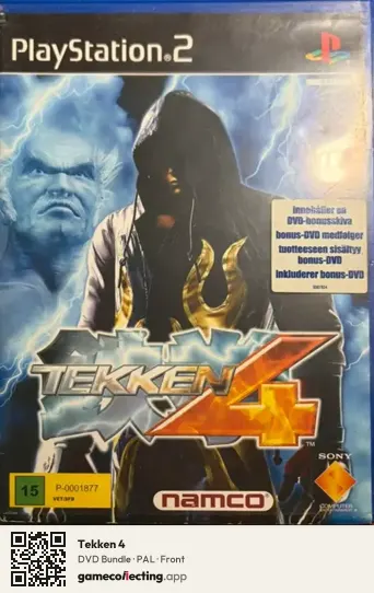 Tekken 4 PlayStation 2, PAL box front