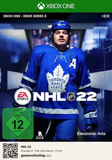 NHL 22 Xbox One, Germany box front