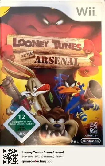 Looney Tunes: Acme Arsenal Nintendo Wii, Germany box front
