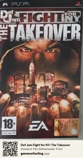 Def Jam Fight for NY: The Takeover PlayStation Portable, Netherlands box front