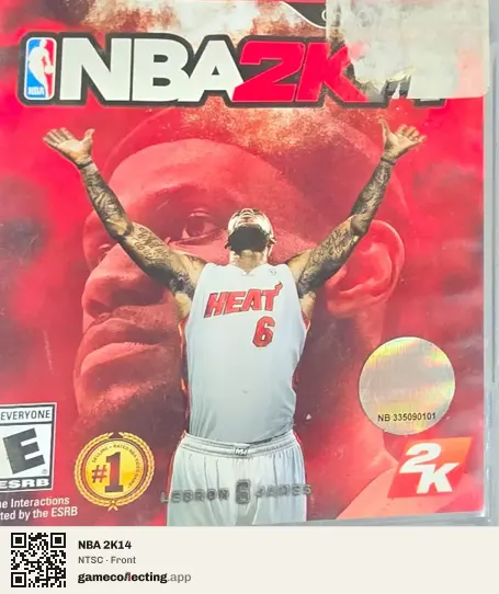 NBA 2K14 PlayStation 3, NTSC box front