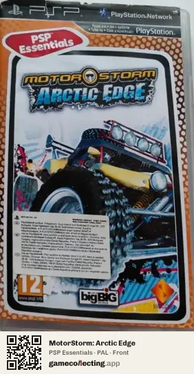 MotorStorm: Arctic Edge PlayStation Portable, PAL box front