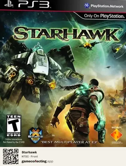 Starhawk PlayStation 3, NTSC box front