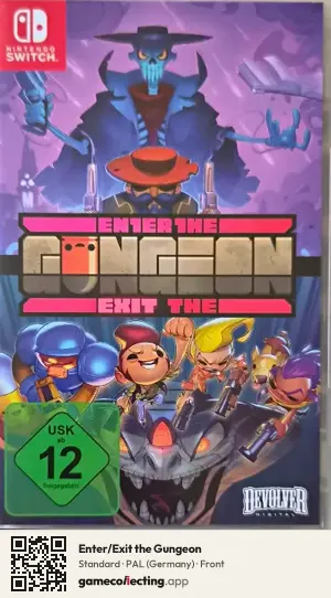 Enter/Exit the Gungeon Nintendo Switch, Germany box front