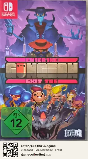 Enter/Exit the Gungeon Nintendo Switch, Germany box front