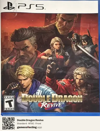 Double Dragon Revive PlayStation 5, NTSC box front