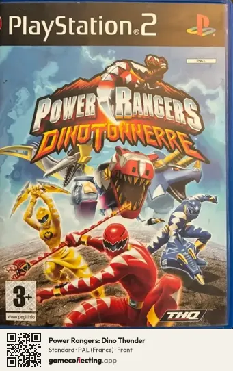 Power Rangers: Dino Thunder PlayStation 2, France box front