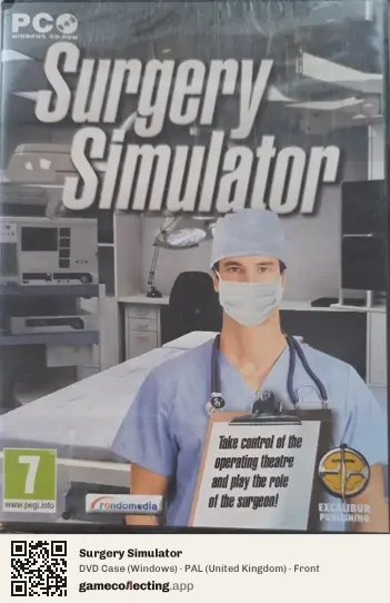 Surgery Simulator Computer, United Kingdom box front