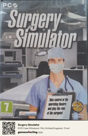 Surgery Simulator Computer, United Kingdom box front