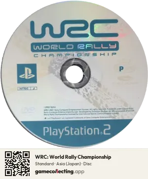 WRC: World Rally Championship PlayStation 2, Asia disc