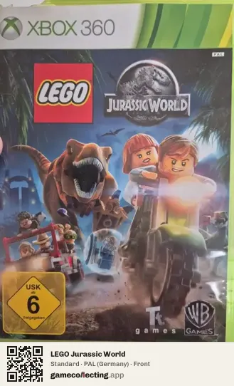 LEGO Jurassic World Xbox 360, Germany box front