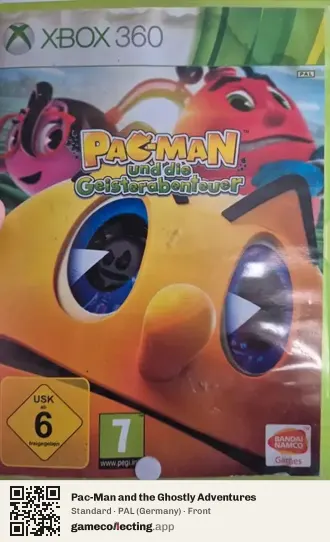 Pac-Man and the Ghostly Adventures Xbox 360, Germany box front