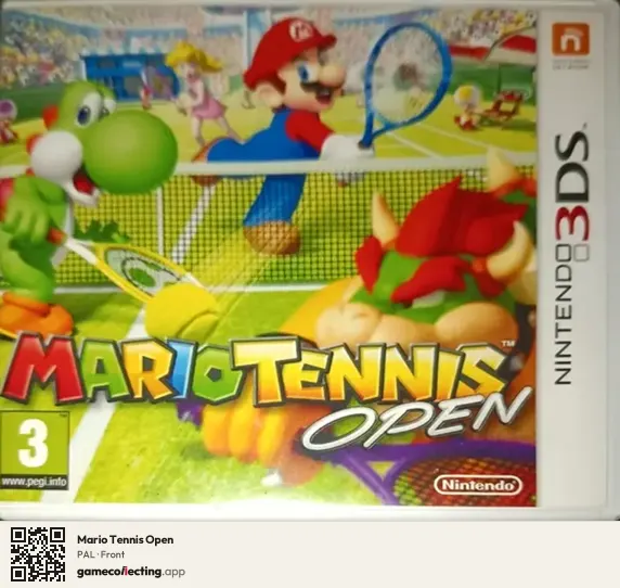Mario Tennis Open Nintendo 3DS, PAL box front