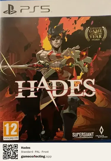 Hades PlayStation 5, PAL box front