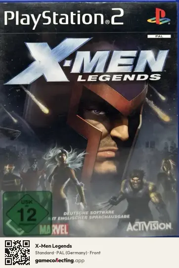 X-Men Legends PlayStation 2, Germany box front