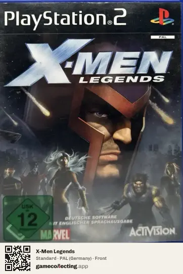 X-Men Legends PlayStation 2, Germany box front