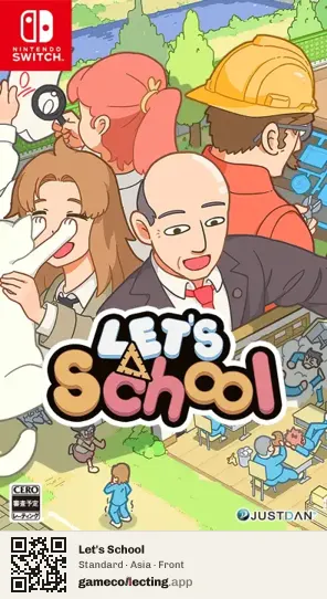 Let's School Nintendo Switch, Asia box front