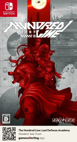 The Hundred Line: Last Defense Academy Nintendo Switch, Asia box front