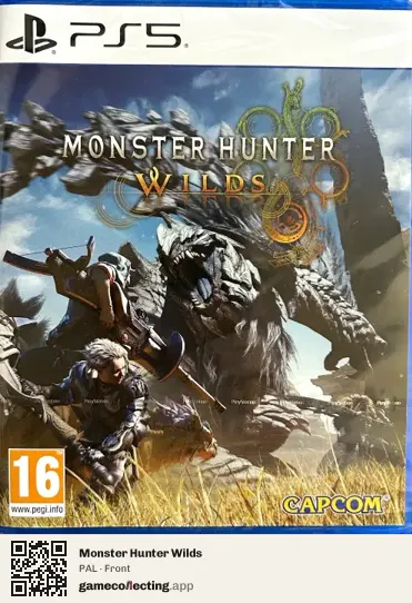 Monster Hunter Wilds PlayStation 5, PAL box front