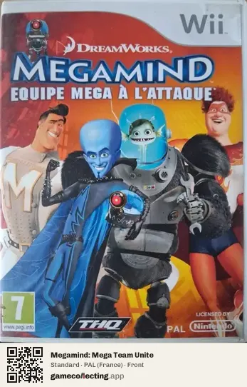 Megamind: Mega Team Unite Nintendo Wii, France box front