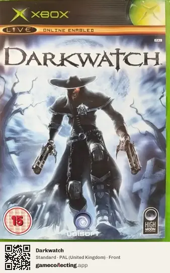 Darkwatch Xbox, United Kingdom box front