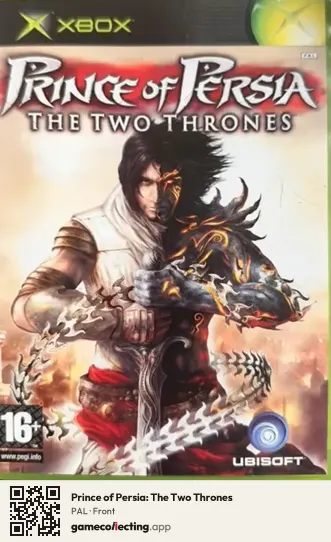 Prince of Persia: The Two Thrones Xbox, PAL box front