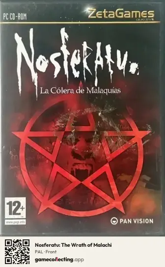 Nosferatu: The Wrath of Malachi Computer, PAL box front