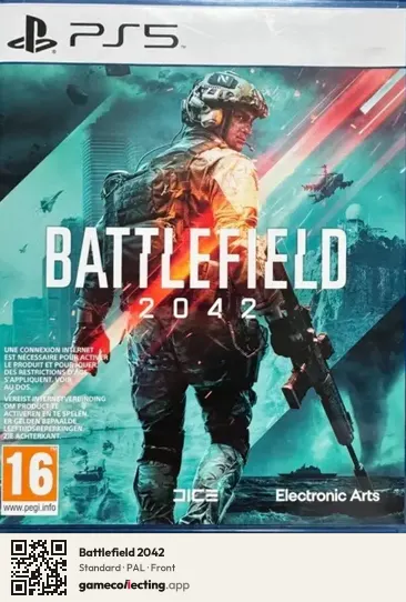 Battlefield 2042 PlayStation 5, PAL box front