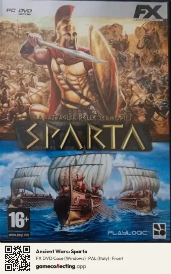 Ancient Wars: Sparta Computer, Italy box front