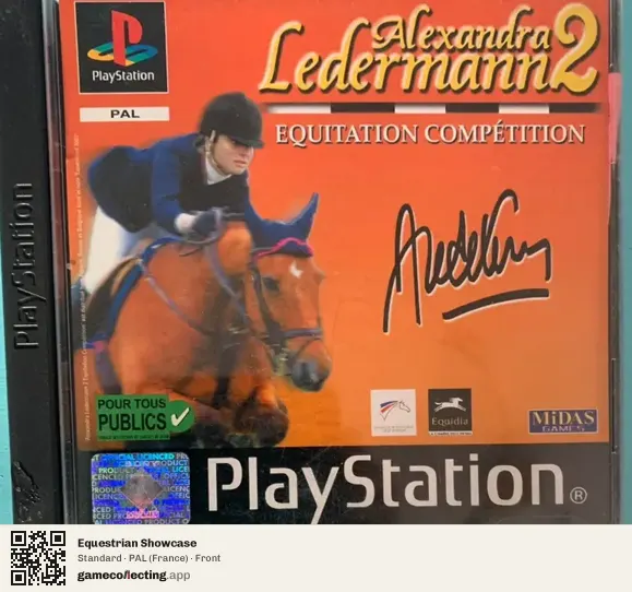 Equestrian Showcase PlayStation, France box front
