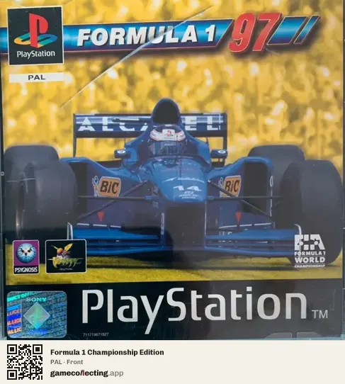 Formula 1 Championship Edition PlayStation, PAL box front