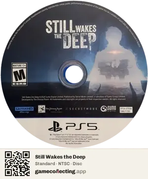 Still Wakes the Deep PlayStation 5, NTSC disc