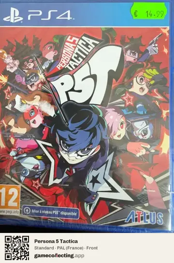 Persona 5 Tactica PlayStation 4, France box front