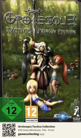 Grotesque Tactics Collection Computer, PAL box front