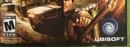 Far Cry 2, the ESRB box on its front