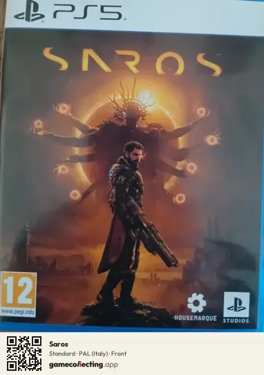Saros PlayStation 5, Italy box front