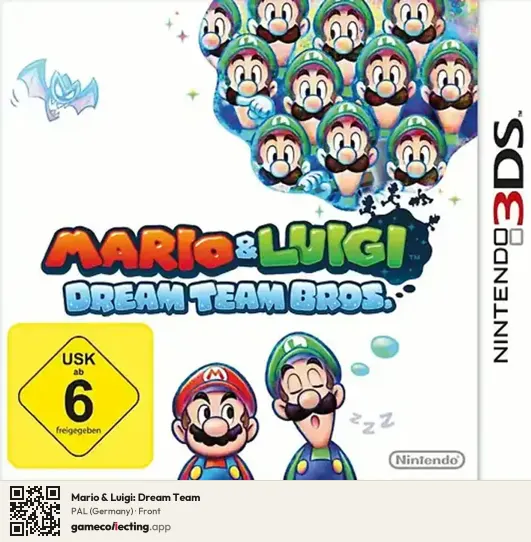 Mario & Luigi: Dream Team Nintendo 3DS, Germany box front