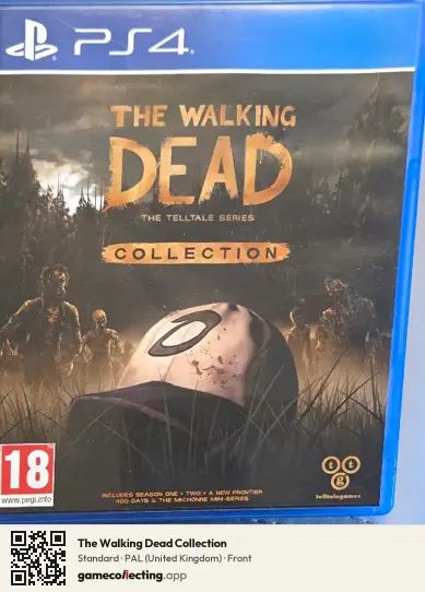 The Walking Dead Collection PlayStation 4, United Kingdom box front